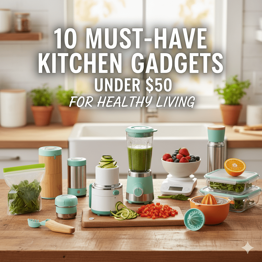 10 Must-Have Kitchen Gadgets Under $50 for Healthy Living