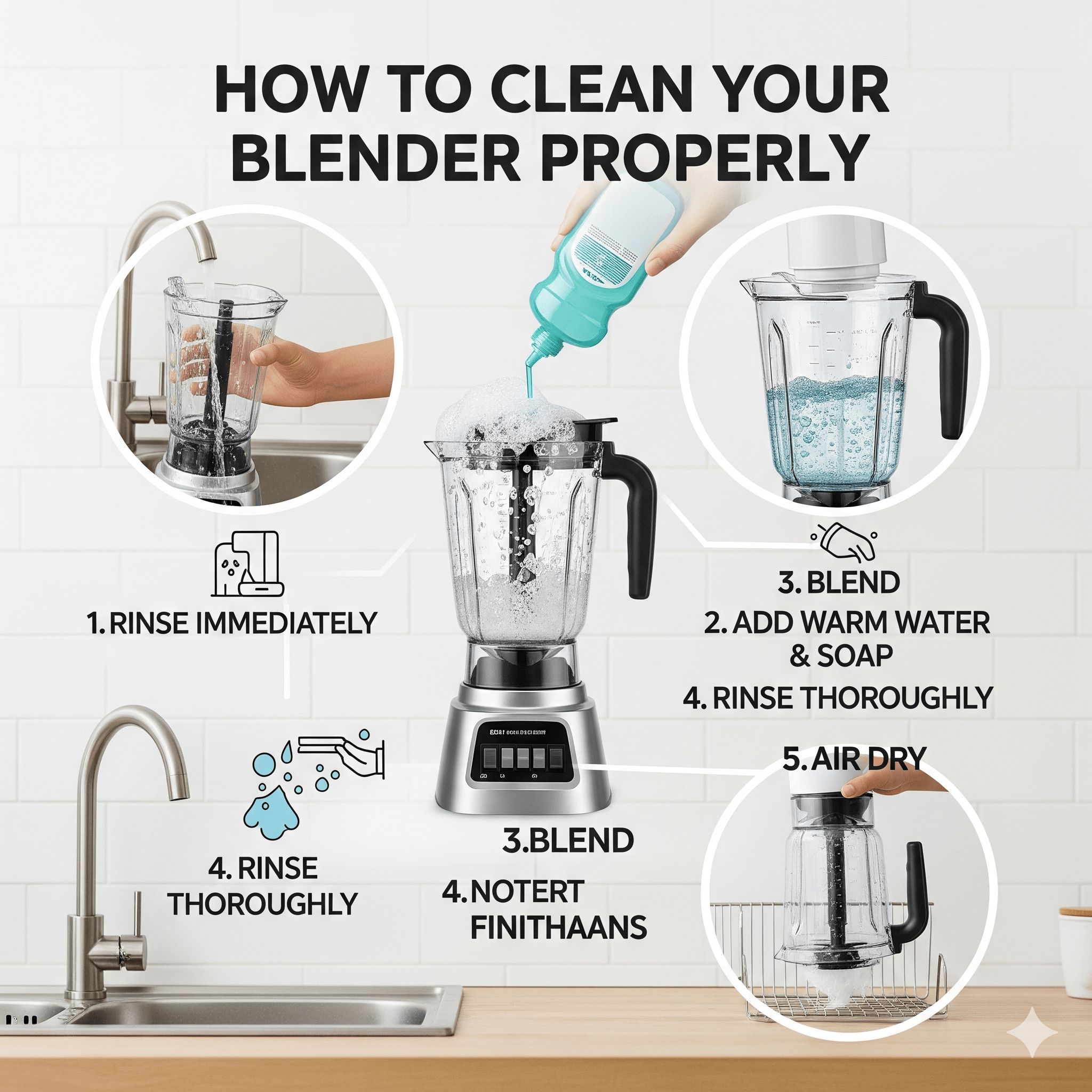 How to Clean Your Blender Properly